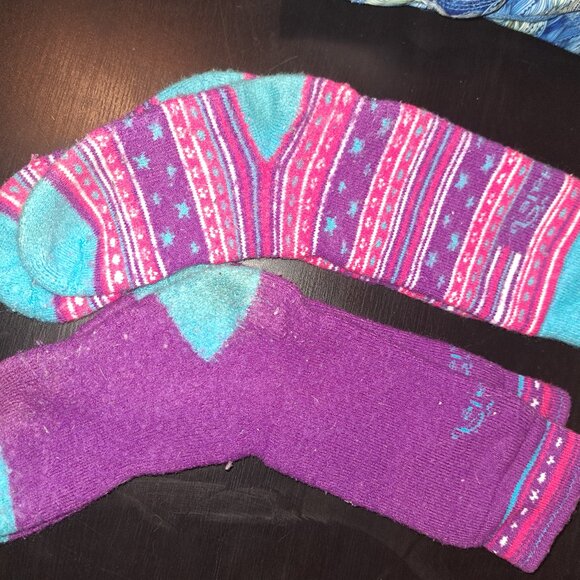 Bridgedale Wool Ski, Snowboard & Hiking Socks (kids medium & large) - Picture 5 of 8